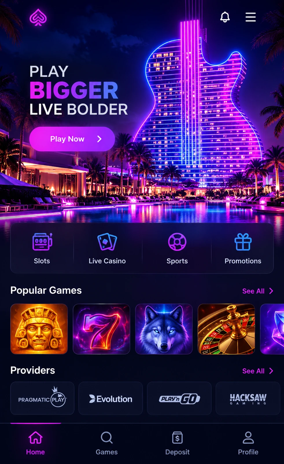 Juega desde el móvil en Casino GTA 6